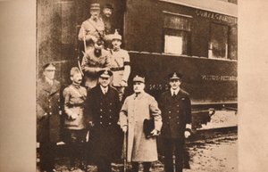 Signering av våpenhvilen for å avslutte første verdenskrig, 11. november 1918 1935 av Unbekannt
