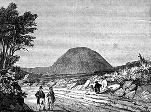Silbury Hill, Wiltshire, England, 1836 av Unbekannt