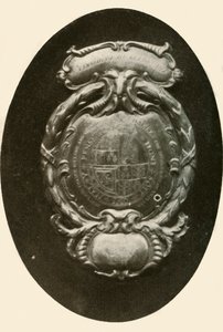Forside av sølv, med engelsk våpenskjold, 1677, 1937. av Unbekannt