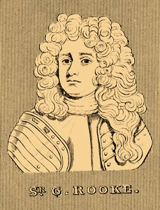 Sir G. Rooke, 1650-1709, 1830. av Unbekannt