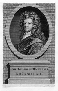 Sir Godfrey Kneller 1646-1723, portrettmaler, 1800-tallet av Unbekannt