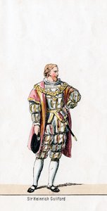 Sir Henry Guildford, kostymedesign for Shakespeares skuespill, Henry VIII, 1800-tallet av Unbekannt