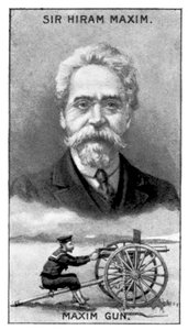 Sir Hiram Stevens Maxim, oppfinneren av Maxim Gun, c1924 av Unbekannt