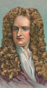 Sir Isaac Newton 1643-1727, engelsk matematiker, astronom og fysiker, 1924 av Unbekannt