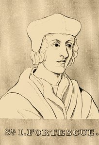 Sir J. Fortescue, c1394-1479, 1830. av Unbekannt