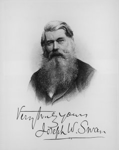 Sir Joseph Wilson Swan, vitenskapsmann og oppfinner, ca 1900 av Unbekannt