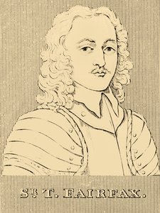 Sir T. Fairfax, 1612-1671, 1830. av Unbekannt