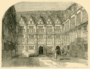 Sir Thomas Greshams House i Bishopsgate Street, c1872. av Unbekannt