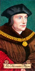Sir Thomas More, hentet fra en serie sigarettkort, 1935 av Unbekannt