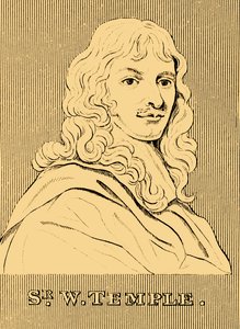 Sir W. Temple, 1628-1699, 1830. av Unbekannt