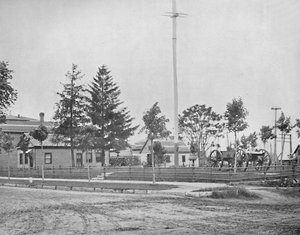 Stedet til Old Fort Wayne, Indiana, c1897. av Unbekannt