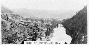 Stedet for Burrinjuck Dam, New South Wales, Australia, 1928 av Unbekannt