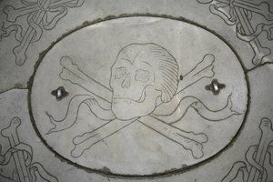 Hodeskalle og bein Florence Italy av Unbekannt