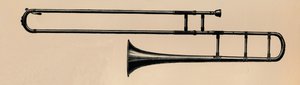 Slide Trombone, 1895. av Unbekannt