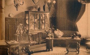 Røykerom ved den cubanske ambassaden i Brussel, Belgia, 1927. av Unbekannt