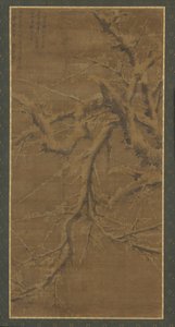 Snøladede grener av et plommetre, Ming-dynastiet, 1400-1500-tallet. av Unbekannt
