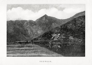 Snowdon, Wales, 1896 av Unbekannt