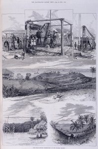 Solar Eclipse Observatory, Nicobar Islands, c1875 av Unbekannt