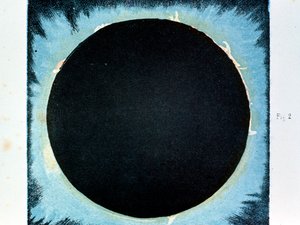 Solkorona og prominenser 1860 1870. av Unbekannt