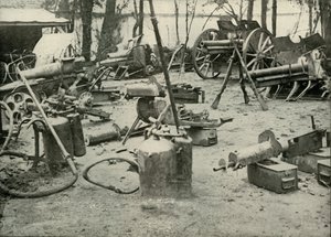 Noen bytter fra slagmarken, 1919. av Unbekannt