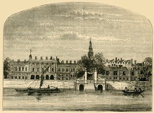 Somerset House and Stairs, 1881. av Unbekannt