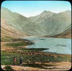 Kilde til Ganges, India, sent på 1800- eller begynnelsen av 1900-tallet av Unbekannt
