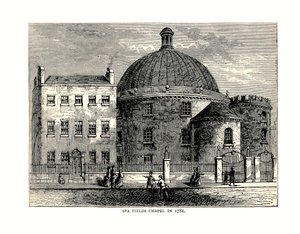 Spa Fields Chapel, 1781 av Unbekannt