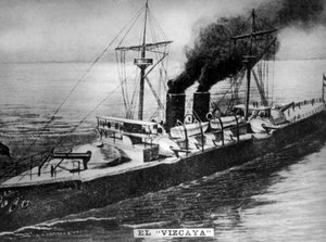 Spansk slagskip The Viscaya, 1898-, 1920-tallet av Unbekannt