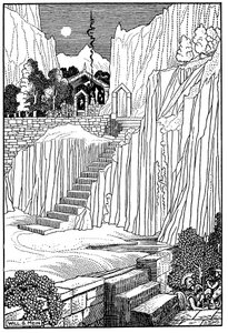 Spartanere spør oraklet i Delphi om de skulle føre krig mot Athen, c431 f.Kr. 1910 av Unbekannt