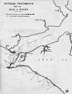 Spithead, Portsmouth og Isle of Wight, 1884 av Unbekannt