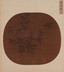 Spray av roser, Ming-dynastiet, 1368-1644. av Unbekannt