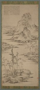 Spring Mists over a Riverside Pavilion, Ming-dynastiet, 1368-1644. av Unbekannt
