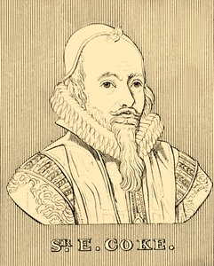 Sr. E. Coke, 1552-1634,1830. av Unbekannt