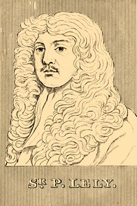 Sr. P. Lely, 1618-1680, 1830. av Unbekannt