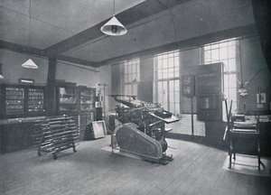 St. Bride Foundation School. Offsettrykkerom, 1917 av Unbekannt