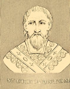 St. Chrysostom, c349-407, 1830. av Unbekannt
