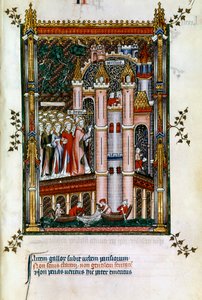 St Denis ved portene til Paris, 1317 av Unbekannt
