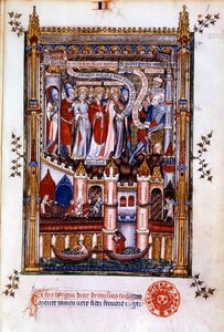 St Denis før Sisinnius, 1317 av Unbekannt