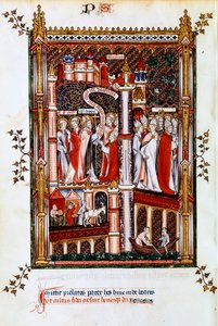 St Denis sender ut misjonærer, 1317 av Unbekannt