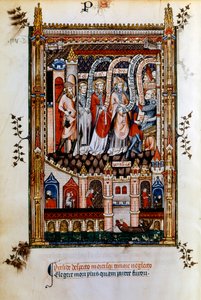 St Denis tatt til Sisinnius, 1317 av Unbekannt