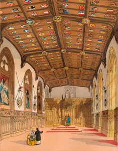 St. Georges Hall, Windsor, c1845, 1864 av Unbekannt