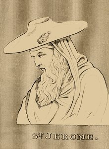 St. Hieronymus, c347-420, 1830. av Unbekannt