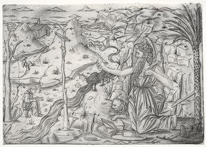 St. Hieronymus i bot, ca. 1480-1500. av Unbekannt