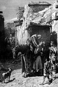 St. Louis, konge av Frankrike, søkte tilflukt fra saracenerne, 1909 av Unbekannt