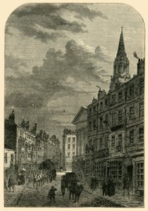 St. Martins Lane, 1820, 1881. av Unbekannt