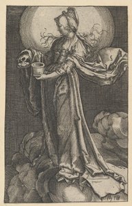 St. Maria Magdalena på skyene kopi, 1518. av Unbekannt