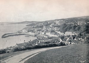 St. Mawes – Viser havnen og slottet, 1895 av Unbekannt