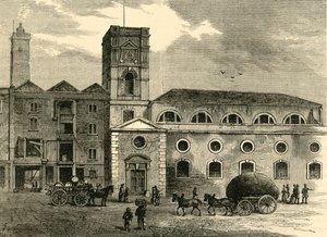 St. Olaves kirke, i 1820, c1878. av Unbekannt