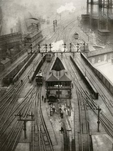 St. Pancras. En endestasjon av London, Midland og Scottish Railway, 1935. av Unbekannt