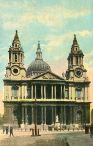 St. Pauls Cathedral, London, c1910. av Unbekannt